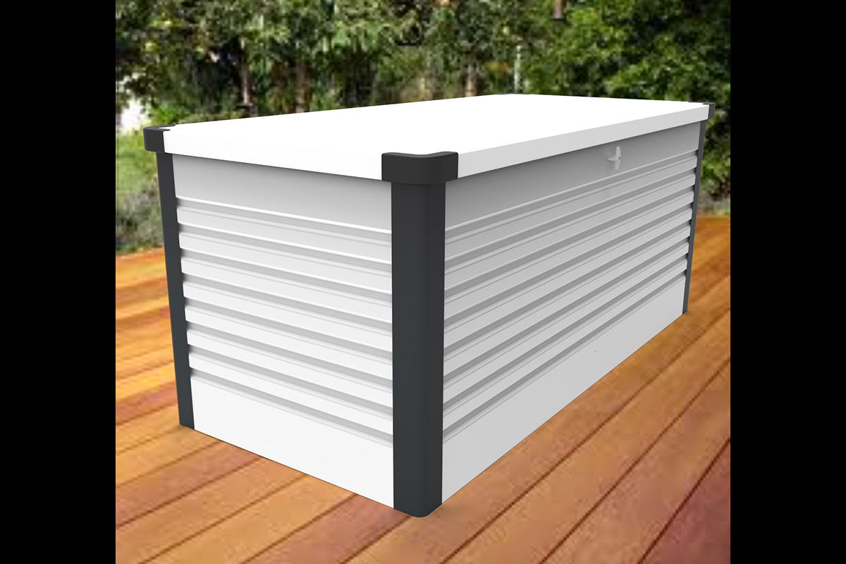 White patio box