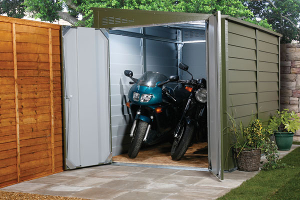 buy secure motorbike garages for home storage - trimetals uk