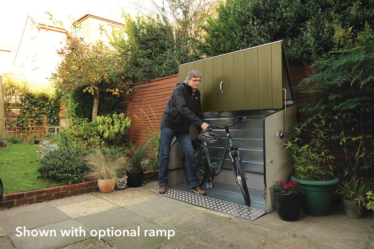 Secure bike storage sheds - Trimetals UK