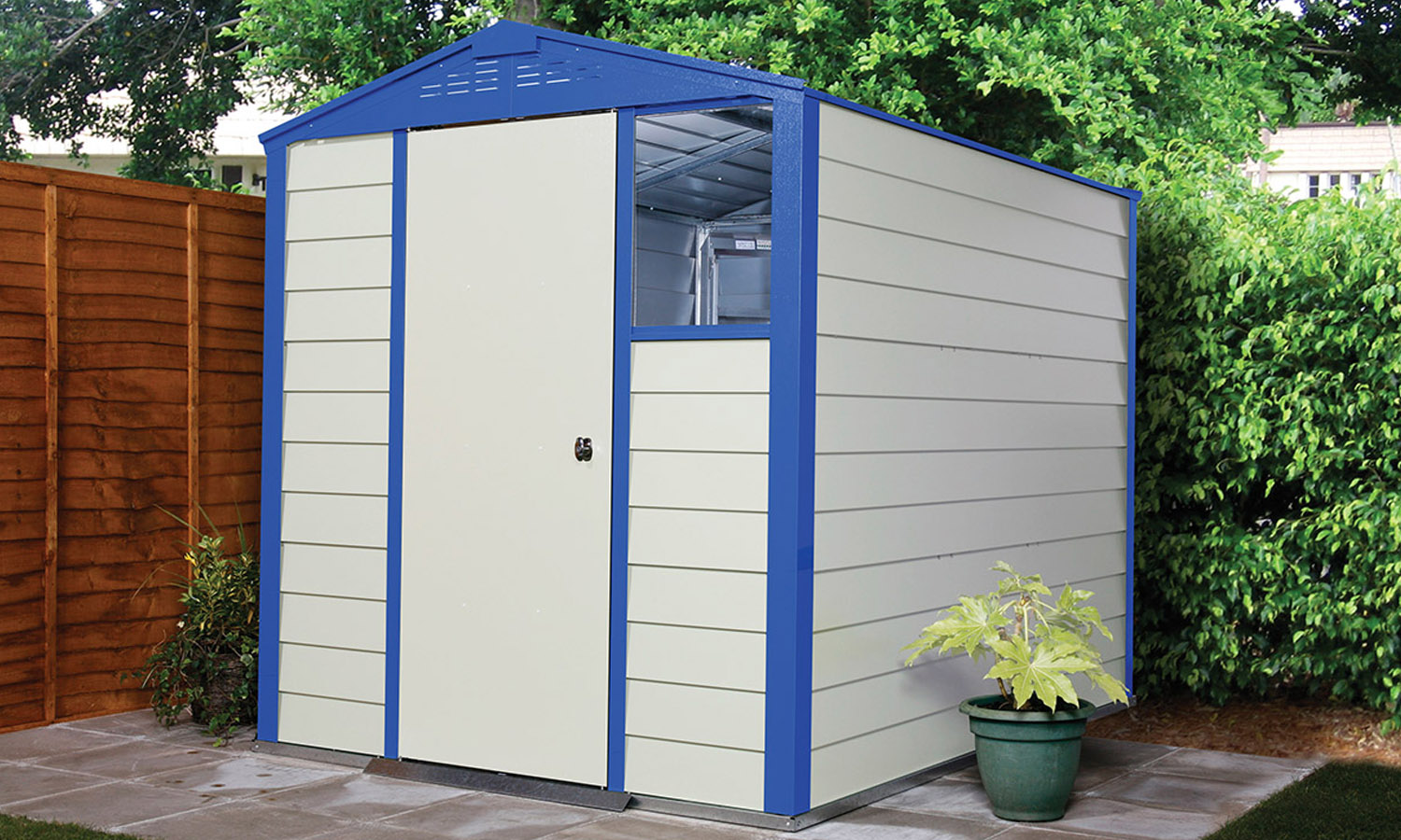 Metal sheds from Trimetals - Titan garden shed range