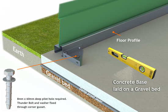 Concrete Shed Base -type 1